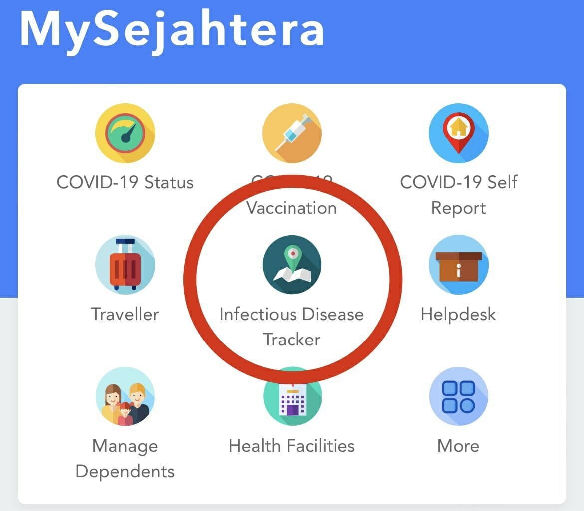 MySejahtera New Infectous Disease Tracker Comes In Handy For HFMD ...