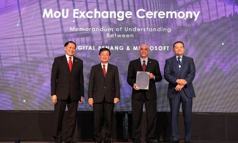 Digital Penang, Microsoft Sign MoU To Empower Local Startups And SMEs