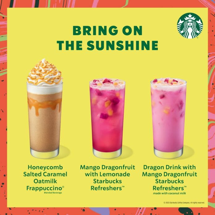 Bring On the Sunshine with Starbucks AllNew Summer Beverages and