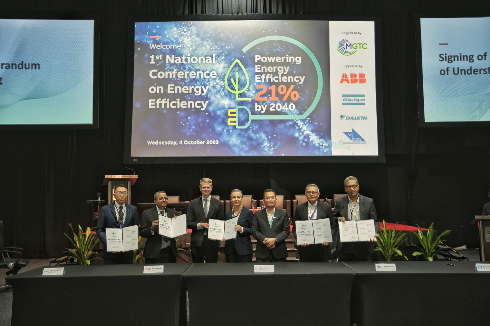 MGTC Inks MoU With ABB, Atlas Copco, Daikin, Business Sweden To Step-Up ...