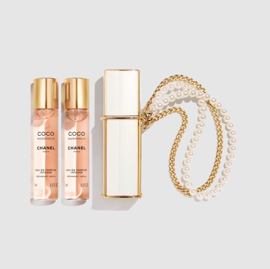 M*送様 CHANEL COCO Eau de Parfum チャーム Chanel's Coco Mademoiselle Now Wearable As A Pearl-Chain