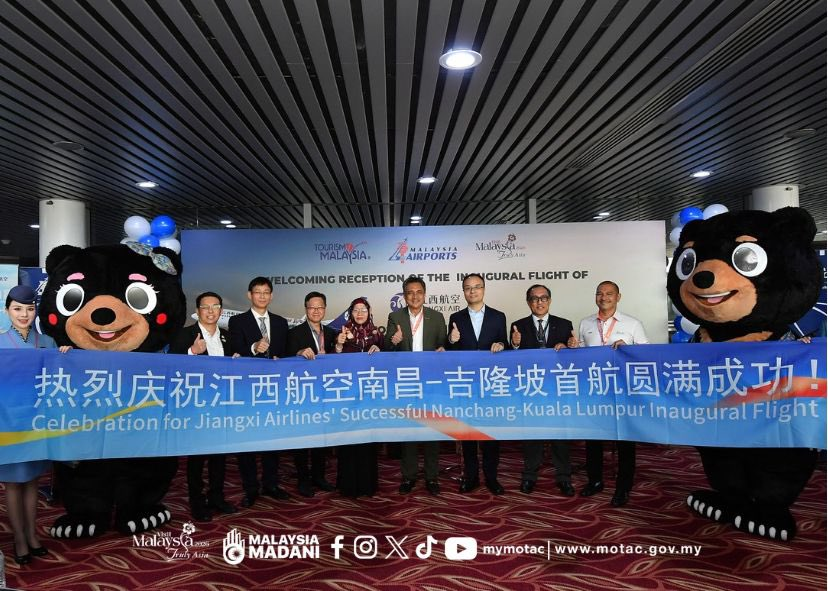 历史悠久的空气链接在Nanchang和吉隆坡之间打开